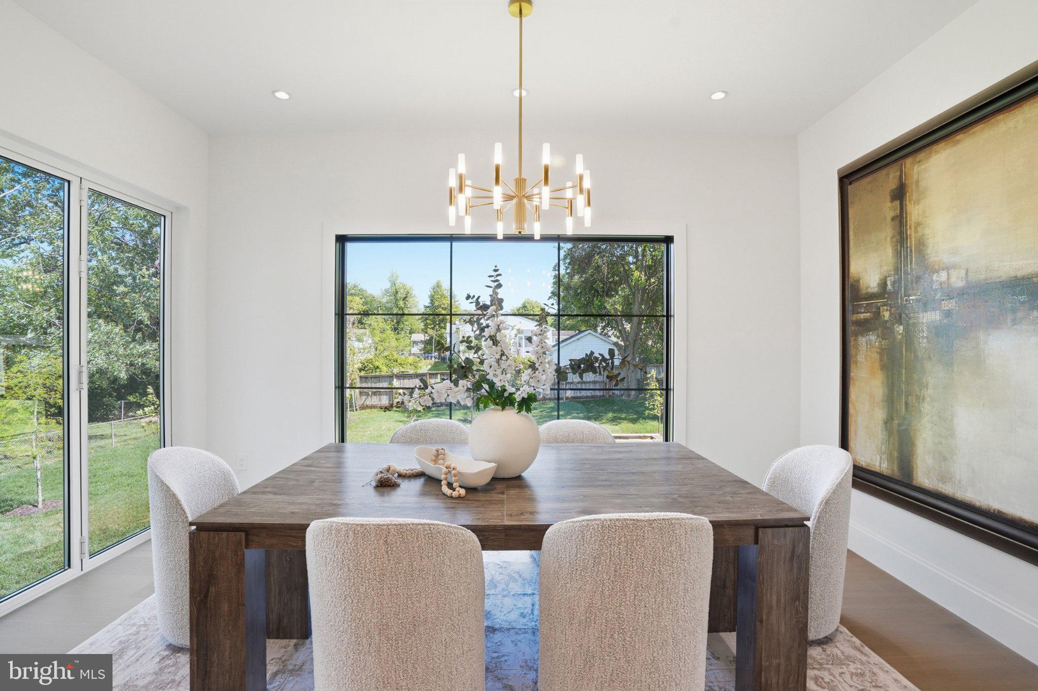 7421 Magarity Road Falls Church, VA 22043 - Photo 33 of 66 Bright dining space with scenic views.