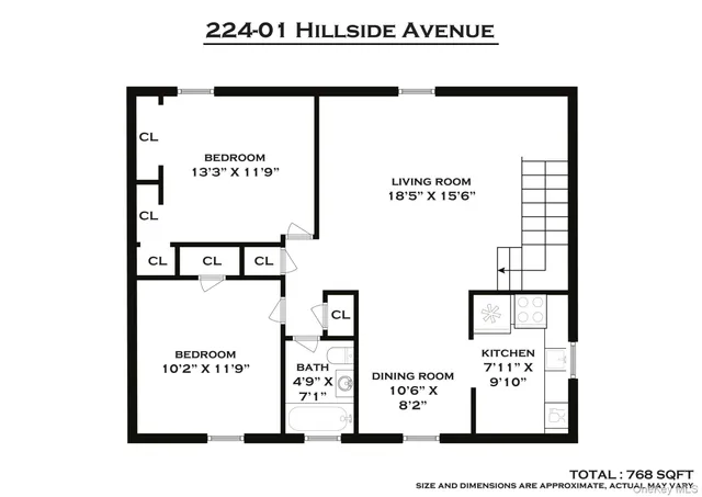 $248,000 | 224-01 Hillside Avenue, Unit 2 | Bellerose