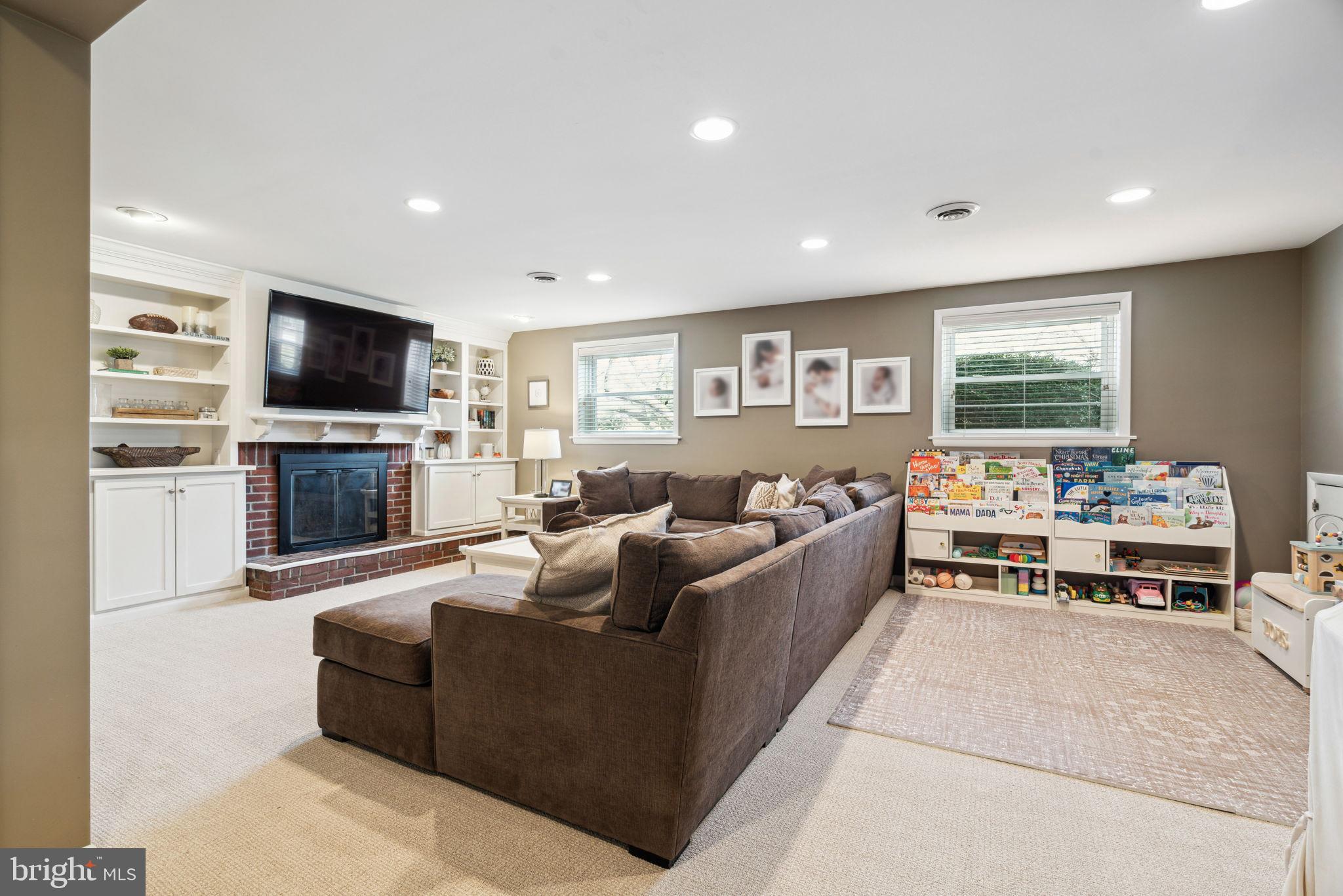 654 Wallace Drive Wayne, PA 19087 - Photo 9 of 35 Lower level offers a sizable, finished family room