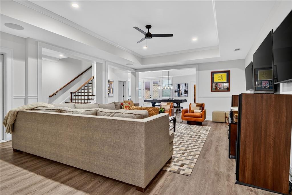 976 Ferncliff Road Northeast Atlanta, GA 30324 - Photo 43 of 58 a living room with furniture and a flat screen tv