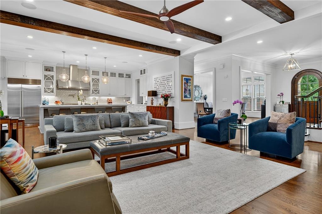 976 Ferncliff Road Northeast Atlanta, GA 30324 - Photo 10 of 58 a living room with furniture and a table
