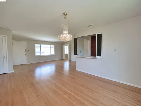 wooden floor in an empty room