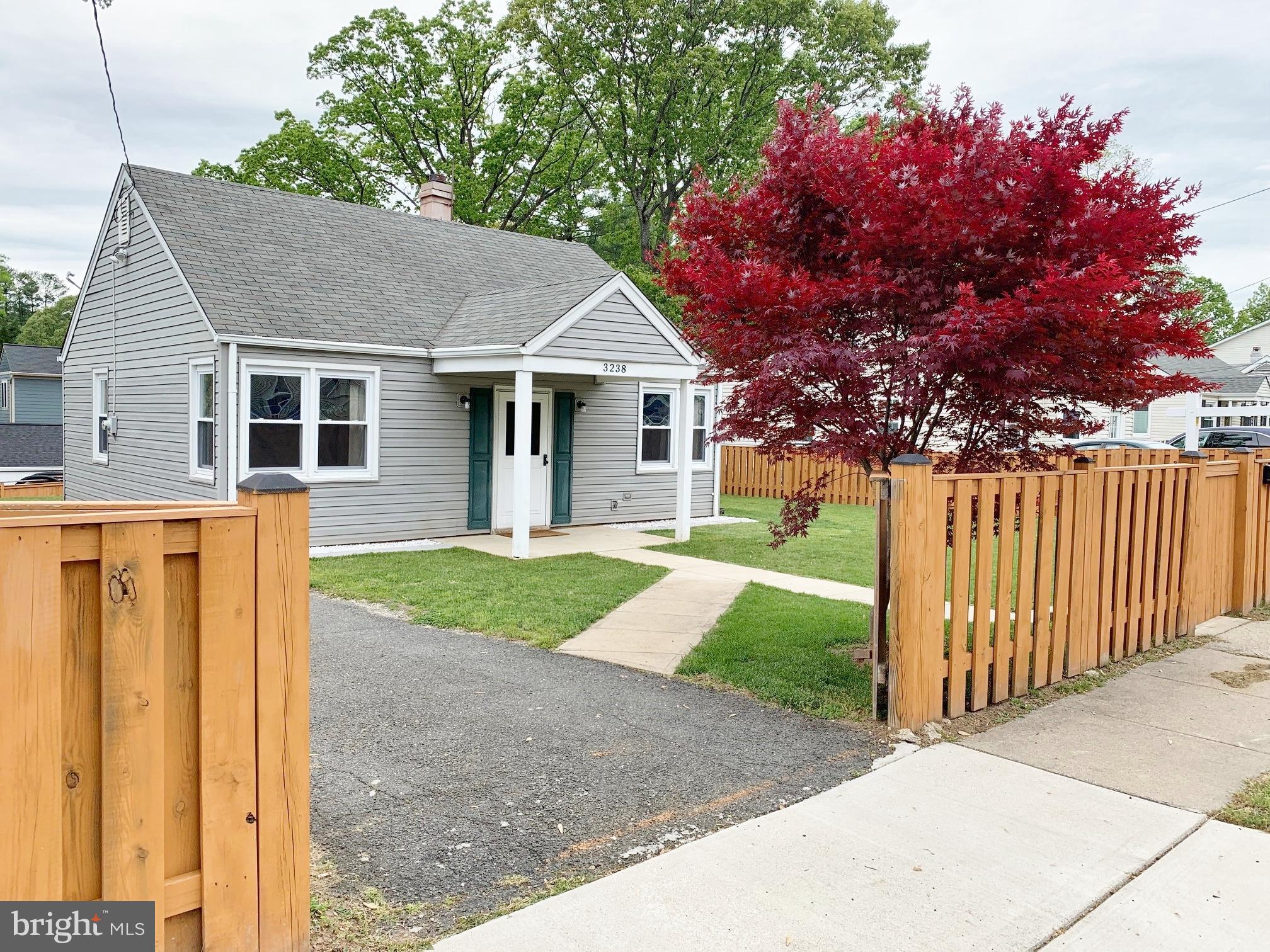3238 Wayne Road Falls Church, VA 22042 - Photo 1 of 26 Front, gated driveway with fully fenced yard!