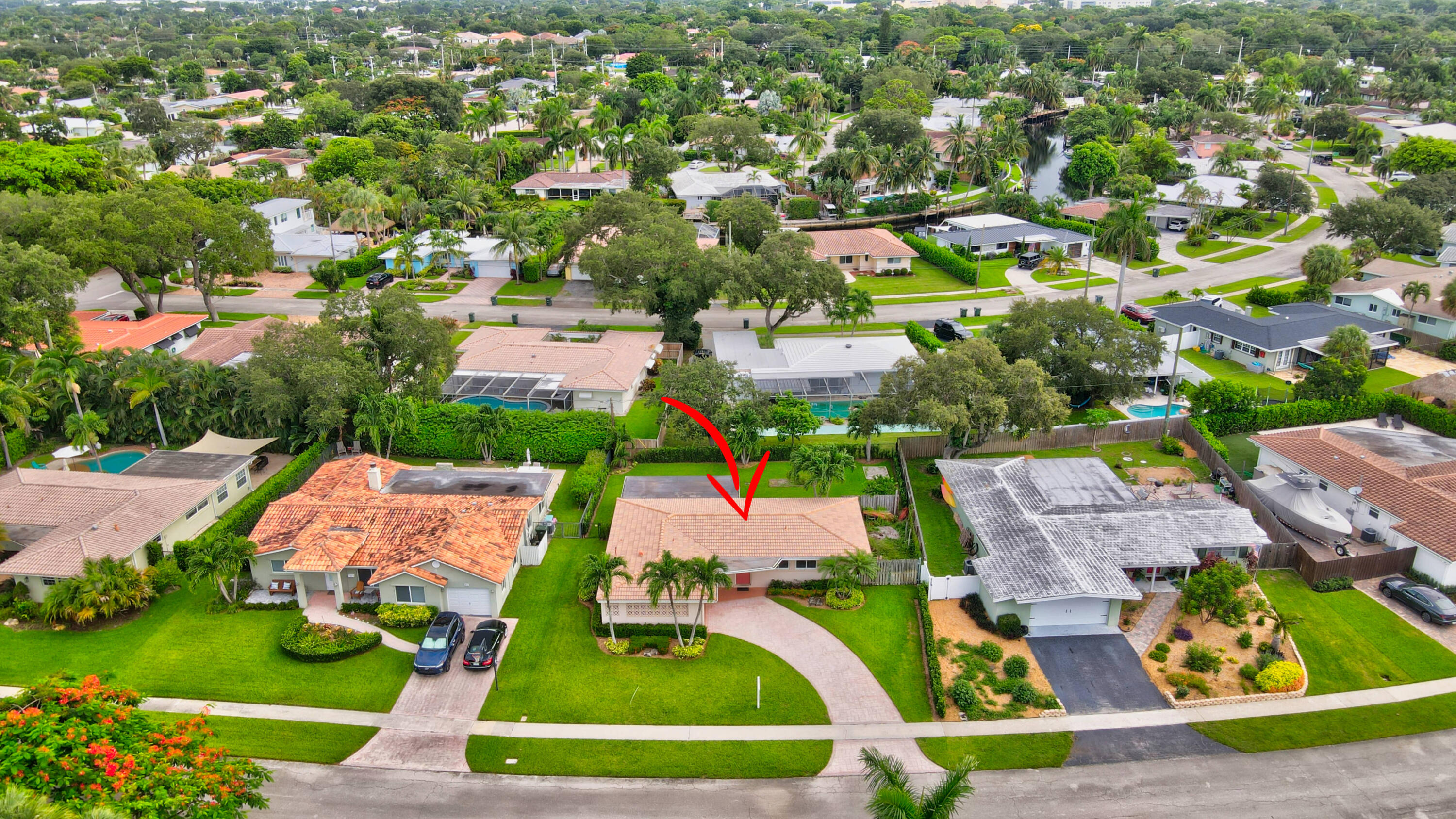821 Southwest 3rd Street Boca Raton, FL 33486 - Photo 2 of 12 Aerial Front