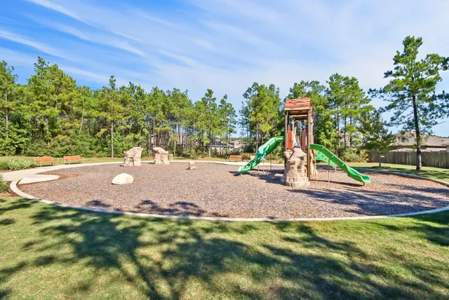 a view of outdoor space with garden