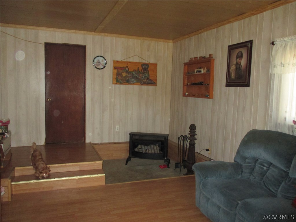 2416 Coxendale Road Chester, VA 23831 - Photo 3 of 9 Step Down Great Room With Corner Portable Gas Fire