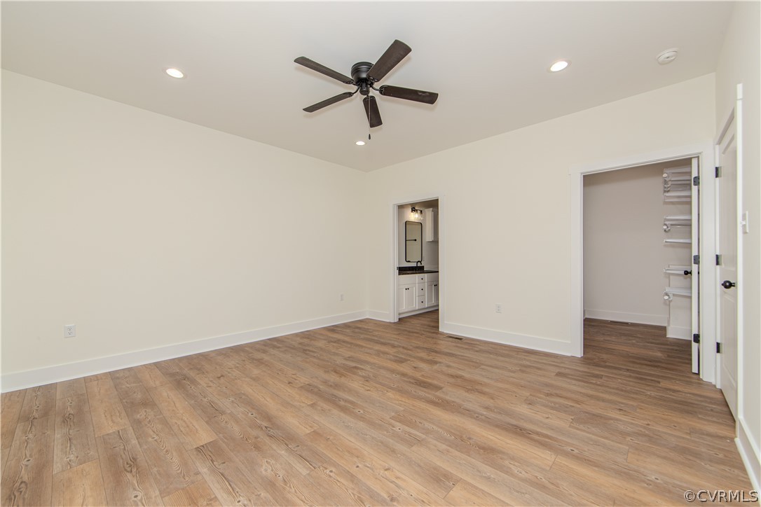 4243 Three Bridge Road Powhatan, VA 23139 - Photo 15 of 32 wooden floor in an empty room with a window