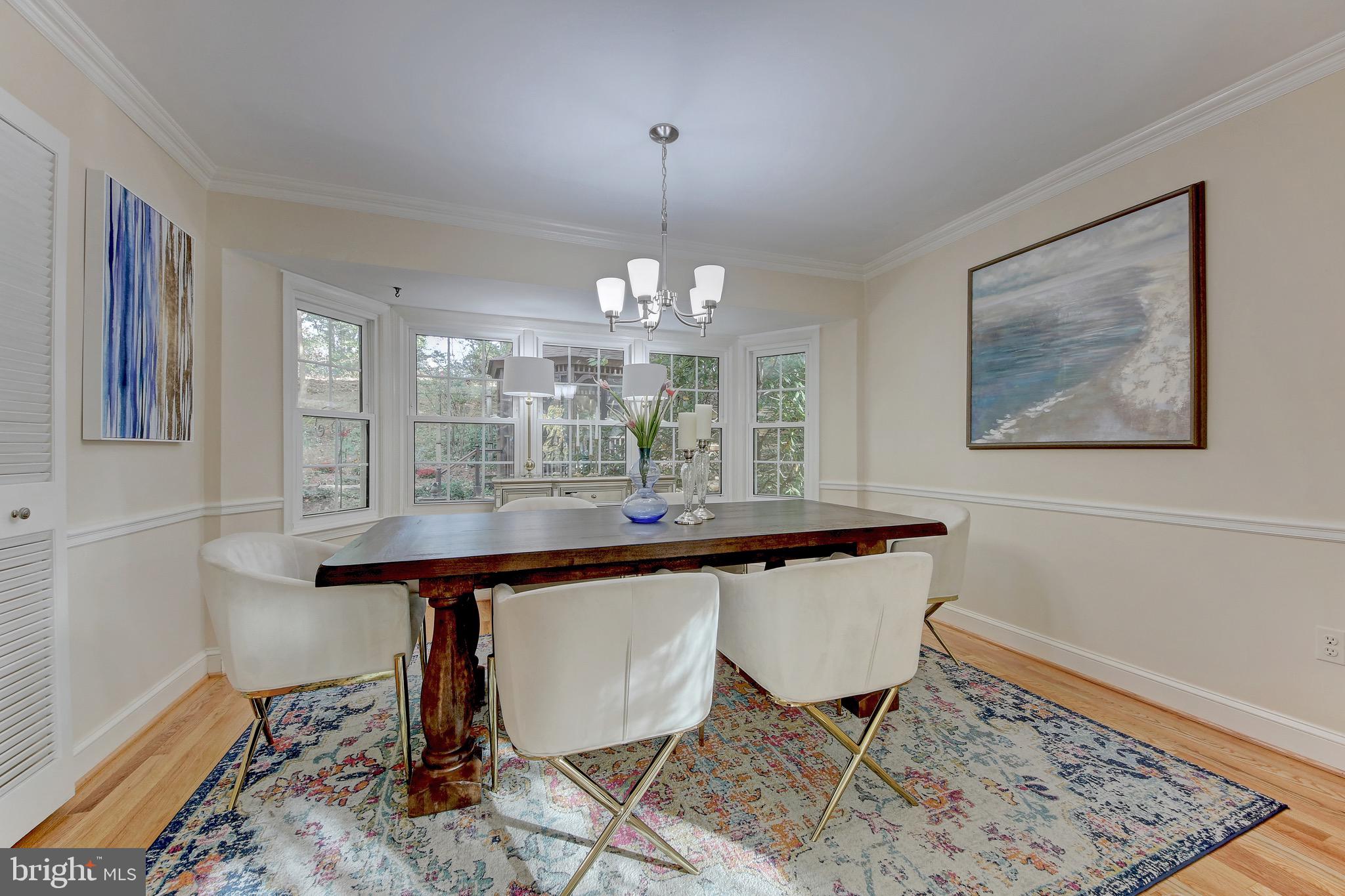 2302 Tanglevale Drive Vienna, VA 22181 - Photo 9 of 60 Dining room with bay window