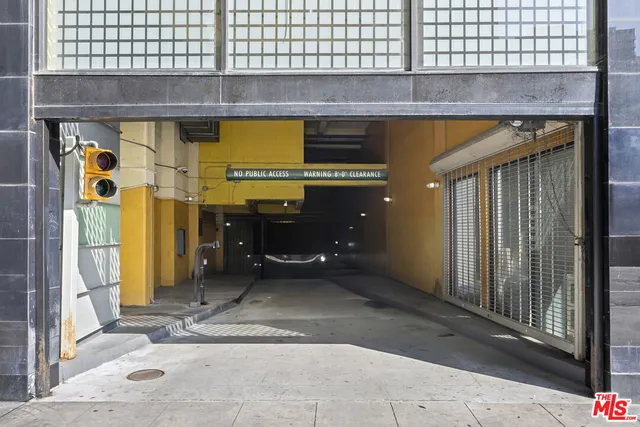 a city view with tall buildings