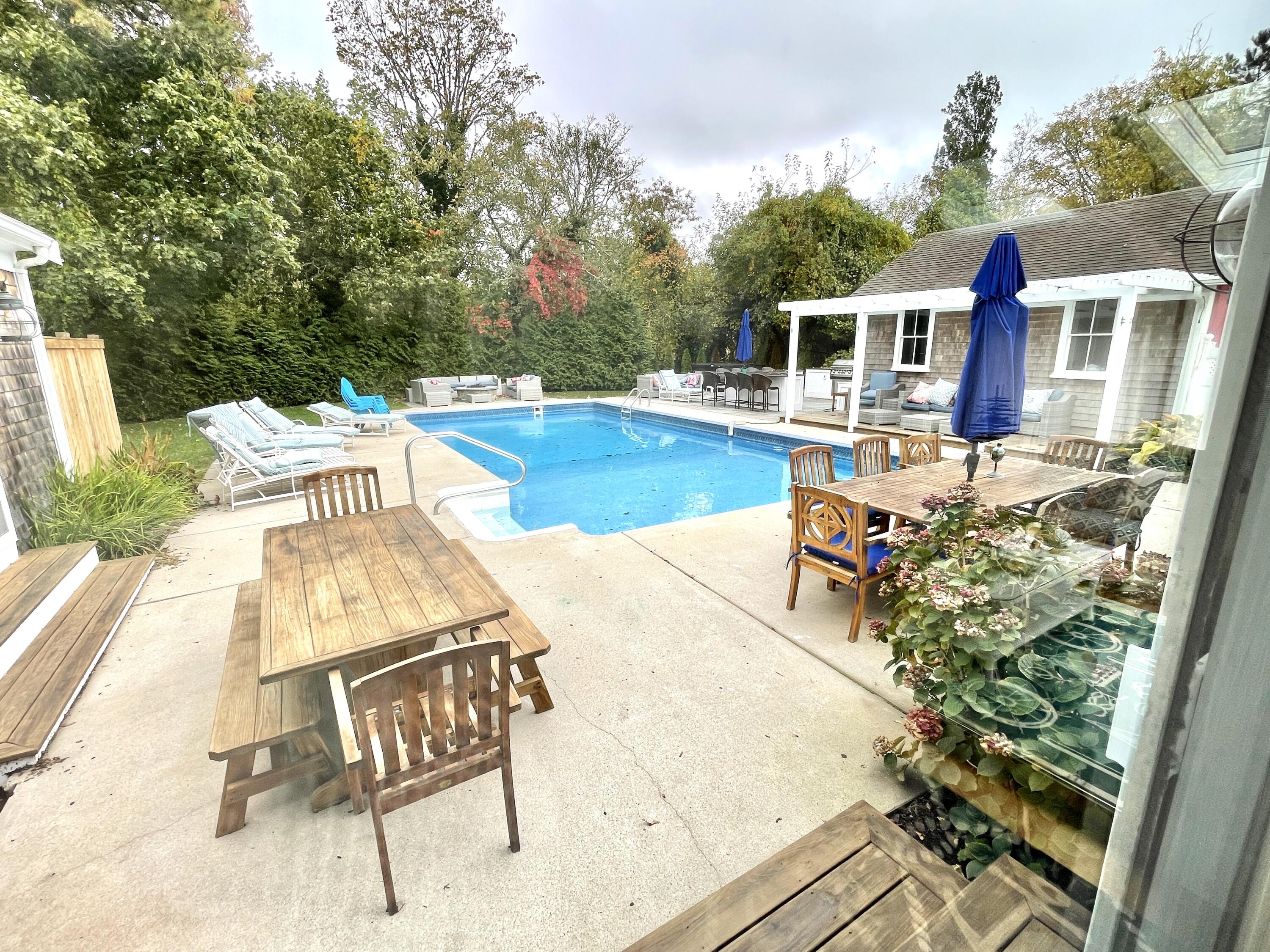51 Beach Road Orleans, MA 02653 - Photo 36 of 46 swimming pool view with a seating space
