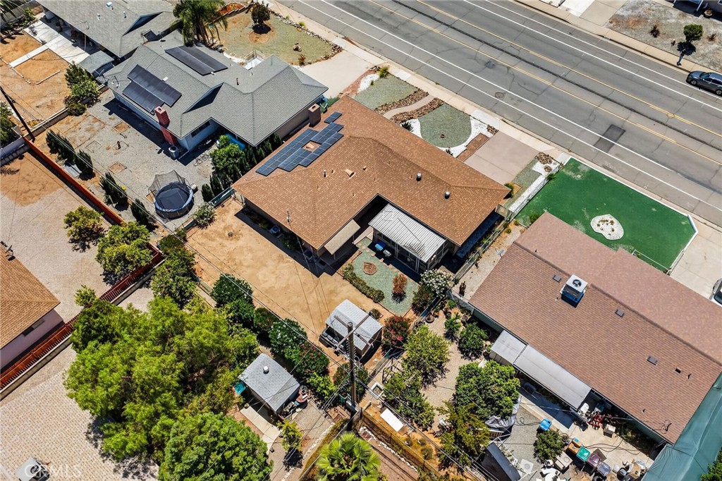 29078 Bradley Road Menifee, CA 92586 - Photo 40 of 42 an aerial view of a house with a yard