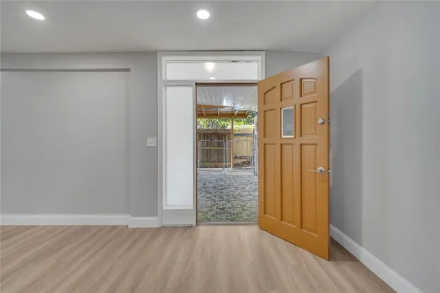 a view of an empty room