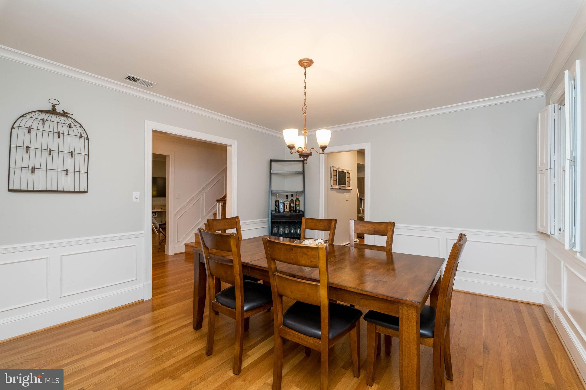 526 Overbrook Road Baltimore, MD 21212 - Photo 10 of 42 Beautiful hardwoods in Dining Room