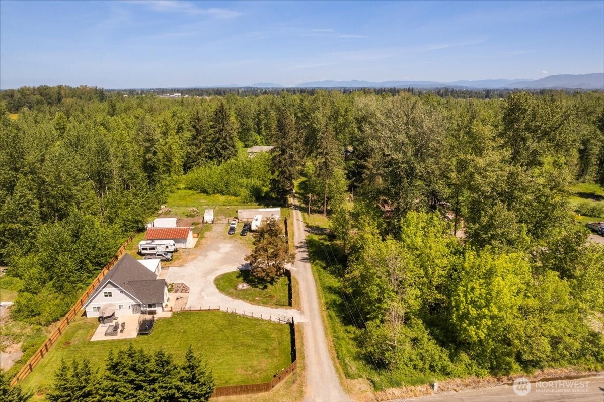 26709 Entwhistle Road East Buckley, WA 98321 - Photo 38 of 40 an aerial view of residential houses with outdoor space