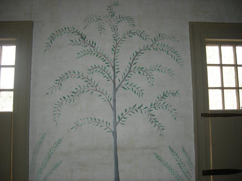 44 Rogers Point Road Steuben, ME 04680 - Photo 13 of 32 Charming murals on the original...
