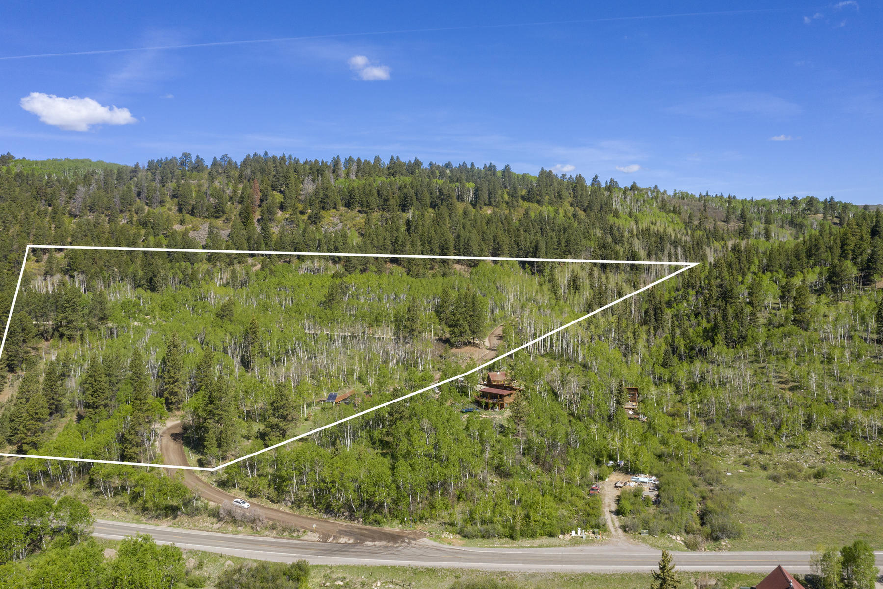 Lot 1 Sky Mountain Ranch Road Placerville, CO 81430 - Photo 8 of 13 a view of a city