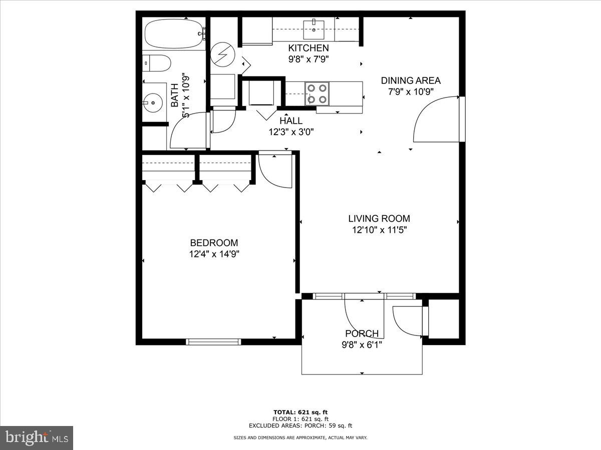 5905 Kingsford Road, Unit 384 Springfield, VA 22152 - Photo 18 of 18 Floor Plan