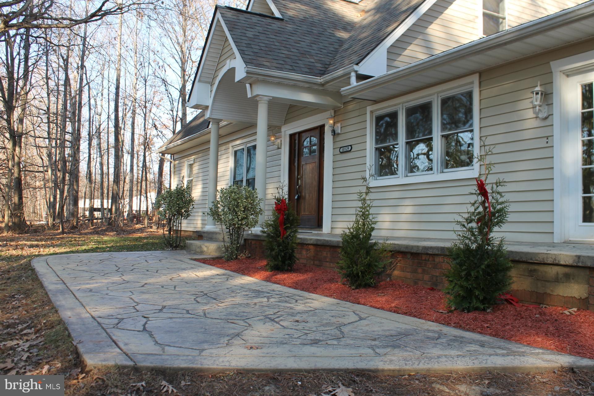 10529 Rixeyville Road Culpeper, VA 22701 - Photo 3 of 28 Stamped Concrete Walkway