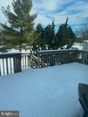 a view of a balcony with lake view