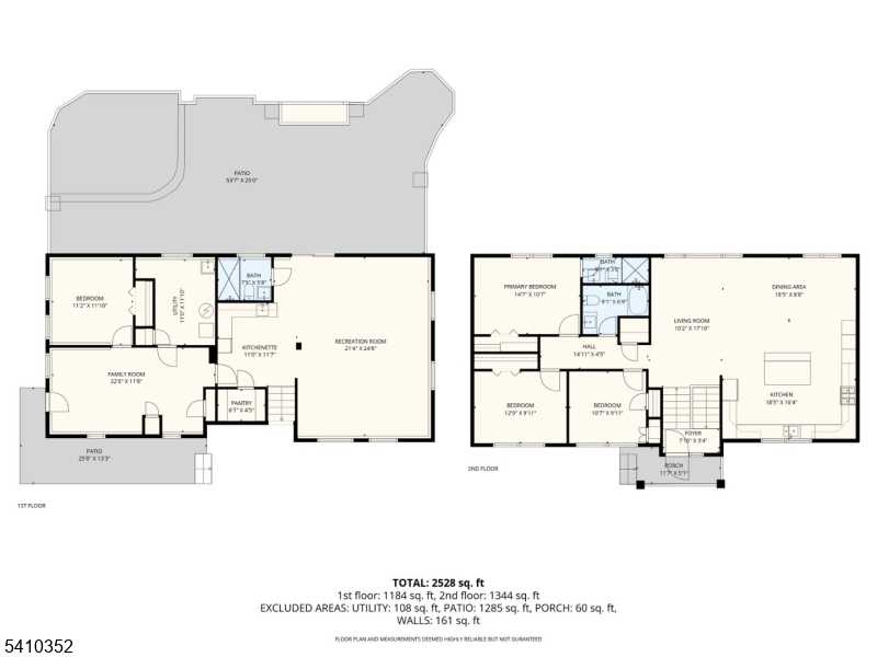 31 Blue Ridge Avenue Green Brook, NJ 08812 - Photo 26 of 28 a picture of a floor plan