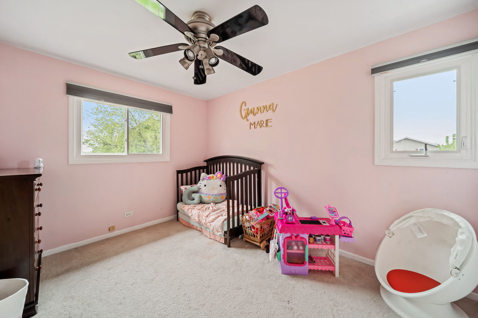 8243 Washington Street Niles, IL 60714 - Photo 17 of 30 a bedroom with furniture and windows