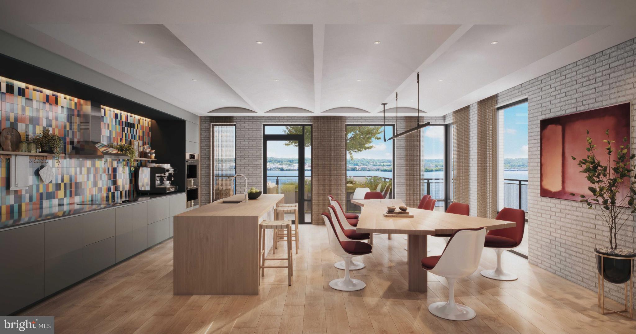1111 North Fairfax Street, Unit 304 Alexandria, VA 22314 - Photo 9 of 12 a view of a dining room with furniture window and outside view