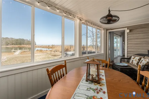 a very nice looking room with a large window