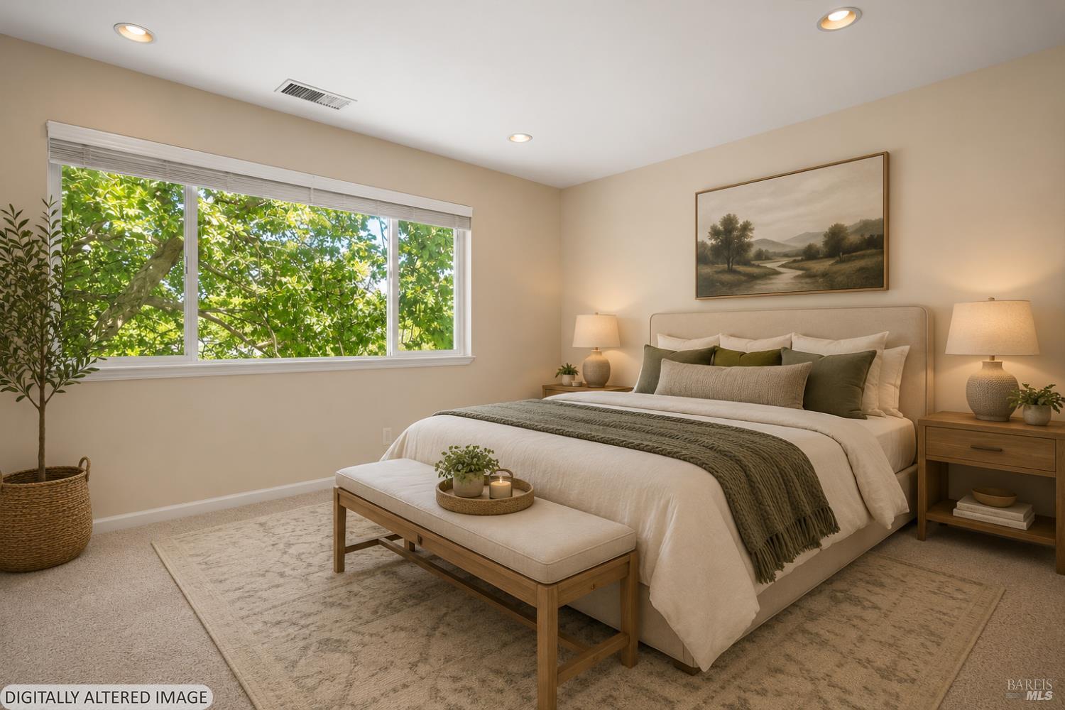 303 Algiers Court Santa Rosa, CA 95409 - Photo 4 of 27 Primary bedroom has been virtually staged to help visualize the potential of the space.