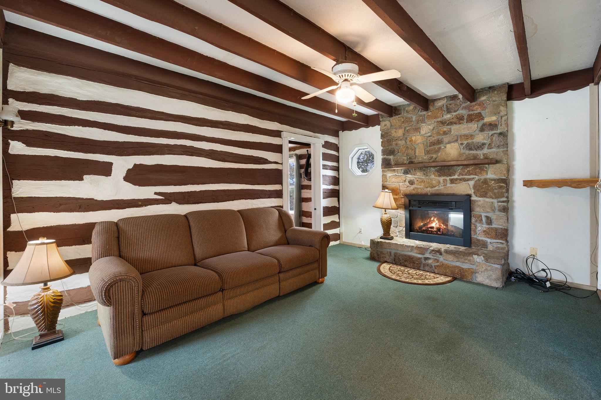 210 Clark Road Middletown, VA 22645 - Photo 13 of 38 Wood burning fireplace
