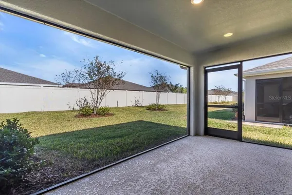 a view of a room with garden view