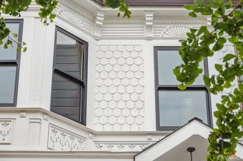 a close view of door with wooden cabinet