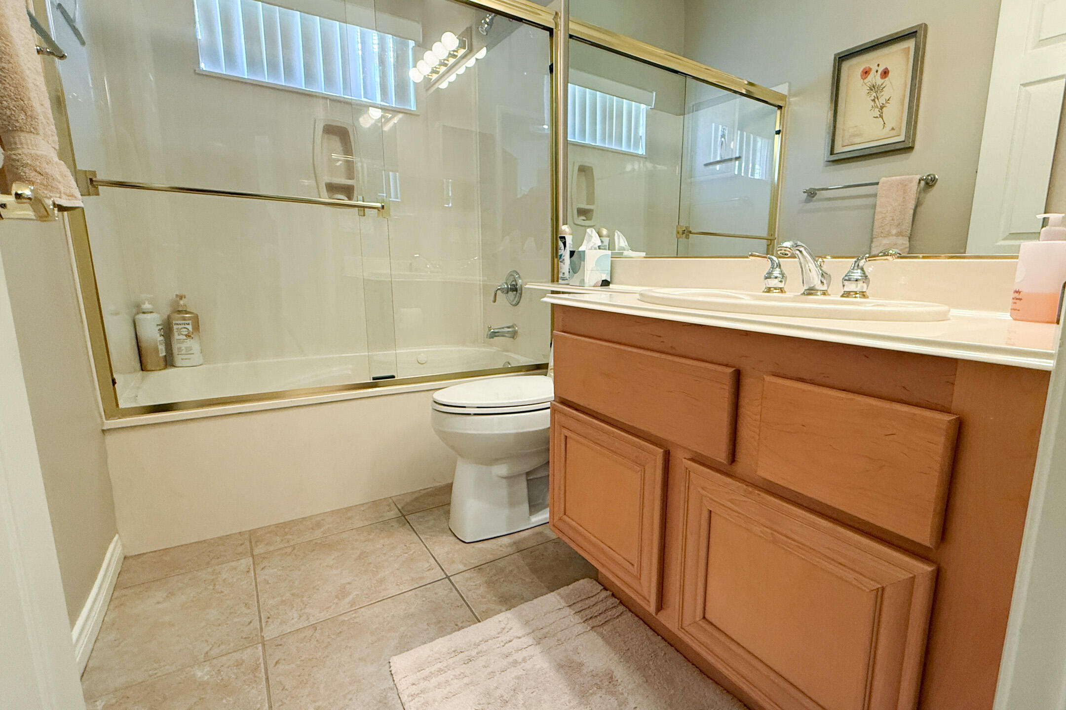 45233 Big Canyon Street Indio, CA 92201 - Photo 18 of 43 a bathroom with a sink a toilet and shower