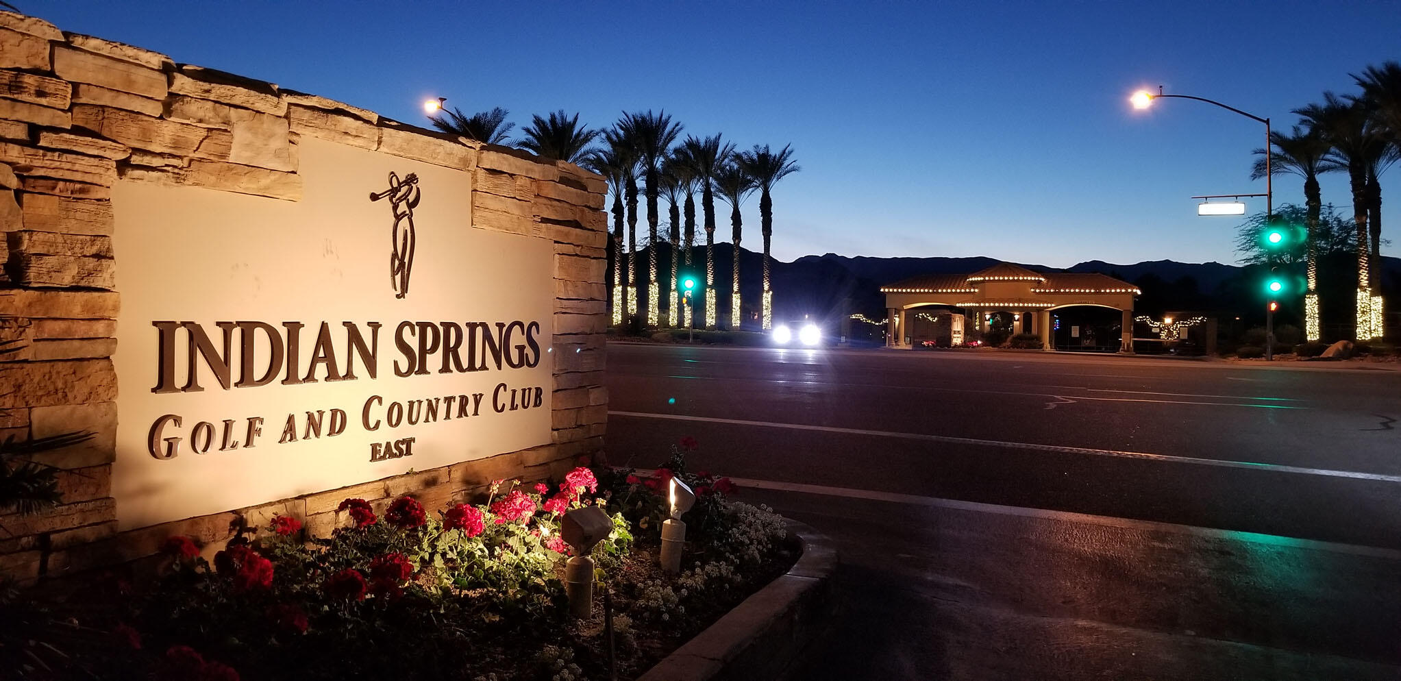 45233 Big Canyon Street Indio, CA 92201 - Photo 32 of 43 Entry Gate at Sunset
