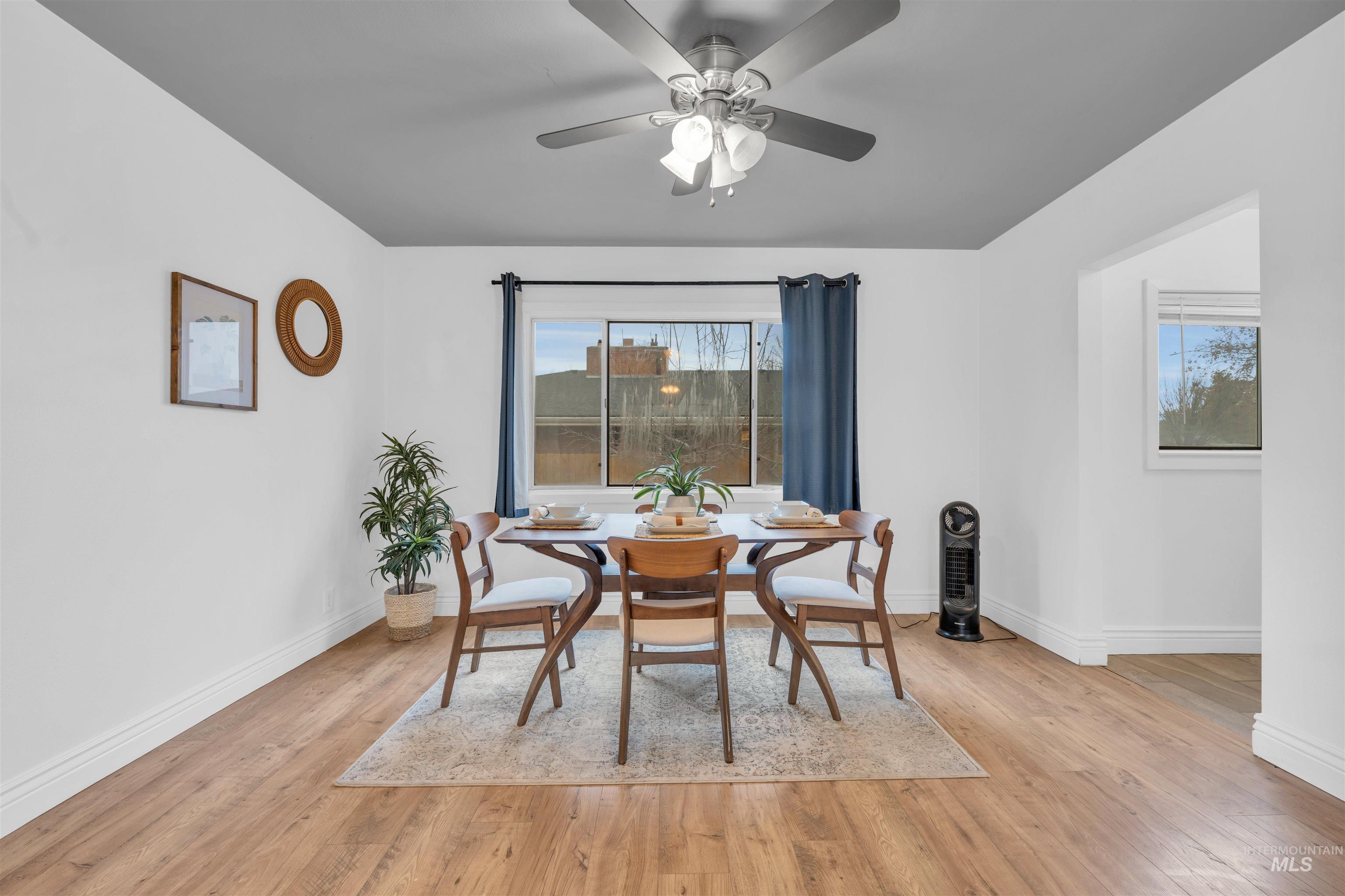 120 South Locust Street Nampa, ID 83686 - Photo 6 of 32 Dining area with light wood-type flooring