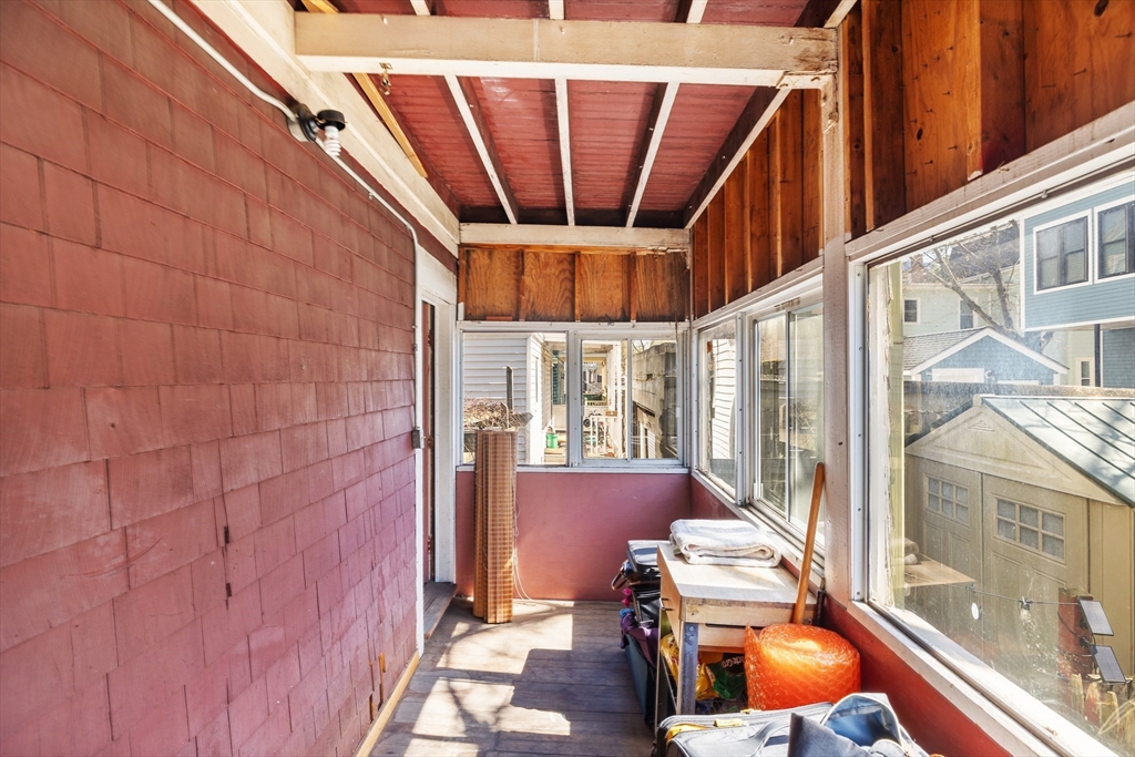 7 Simpson Avenue Somerville, MA 02144 - Photo 21 of 36 a view of an entryway with backyard