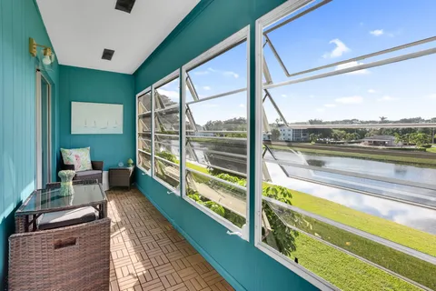 a view of a city from a balcony