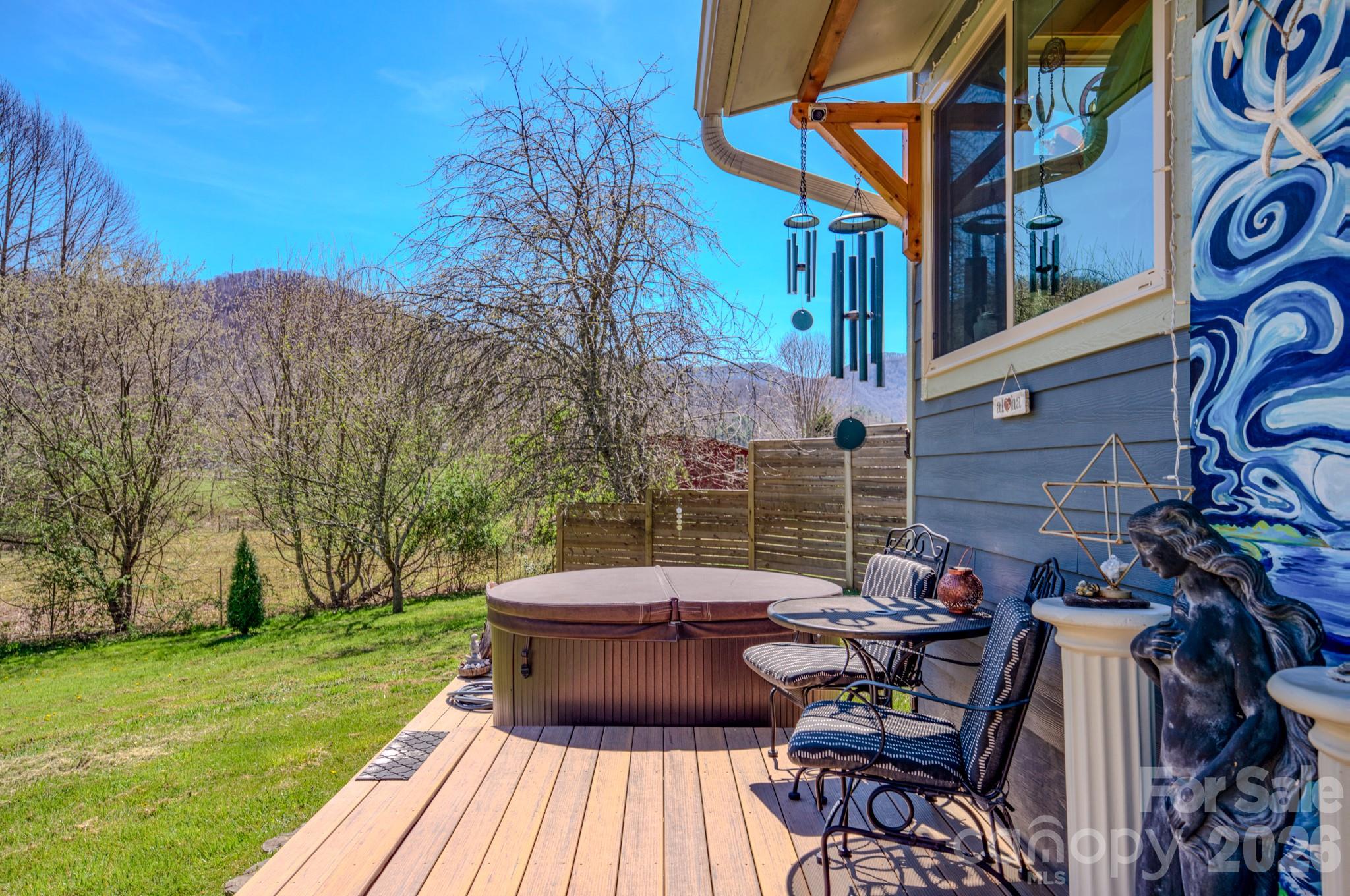 3 Taproot Trail Barnardsville, NC 28709 - Photo 34 of 48 a view of a backyard with sitting area