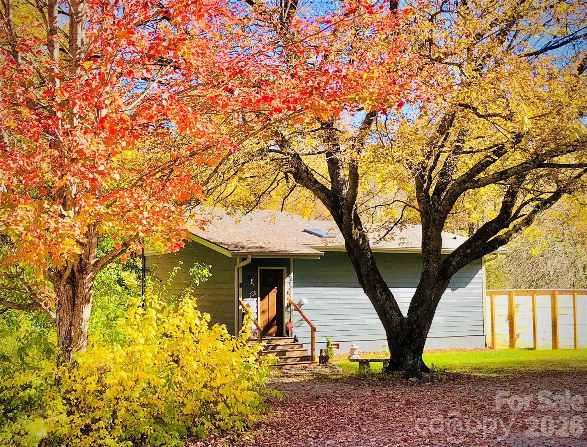 3 Taproot Trail Barnardsville, NC 28709 - Photo 41 of 48 a front view of a house with a yard