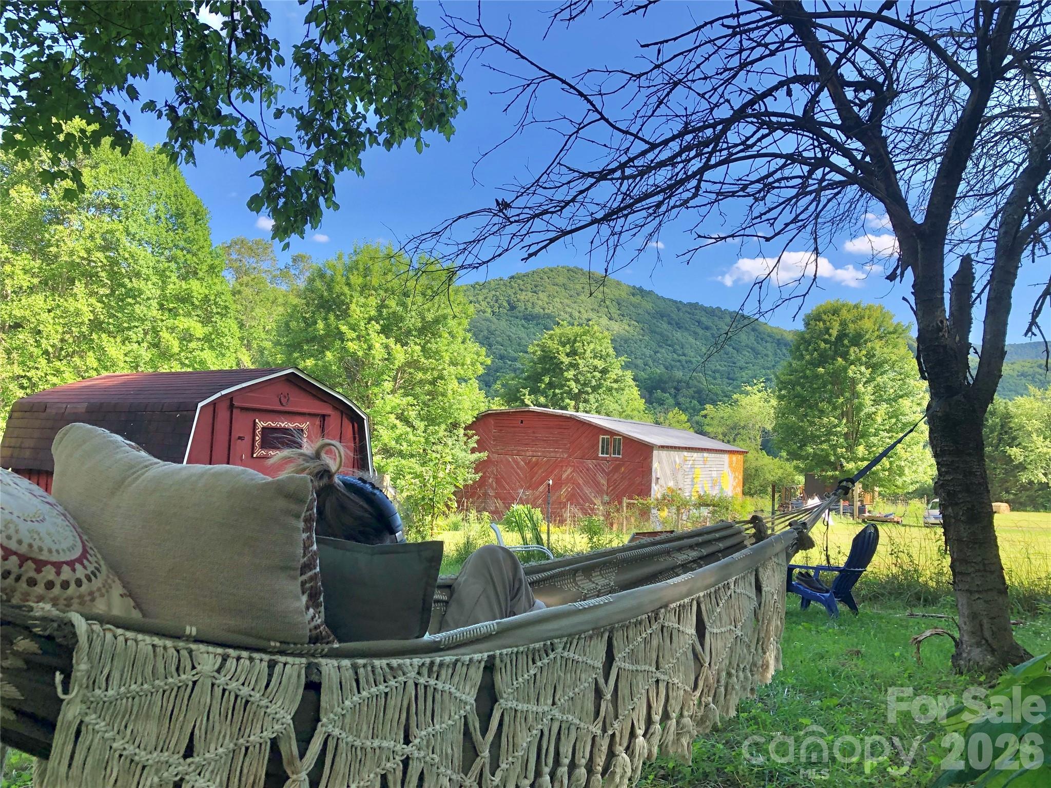 3 Taproot Trail Barnardsville, NC 28709 - Photo 43 of 48 a view of a chairs in a patio
