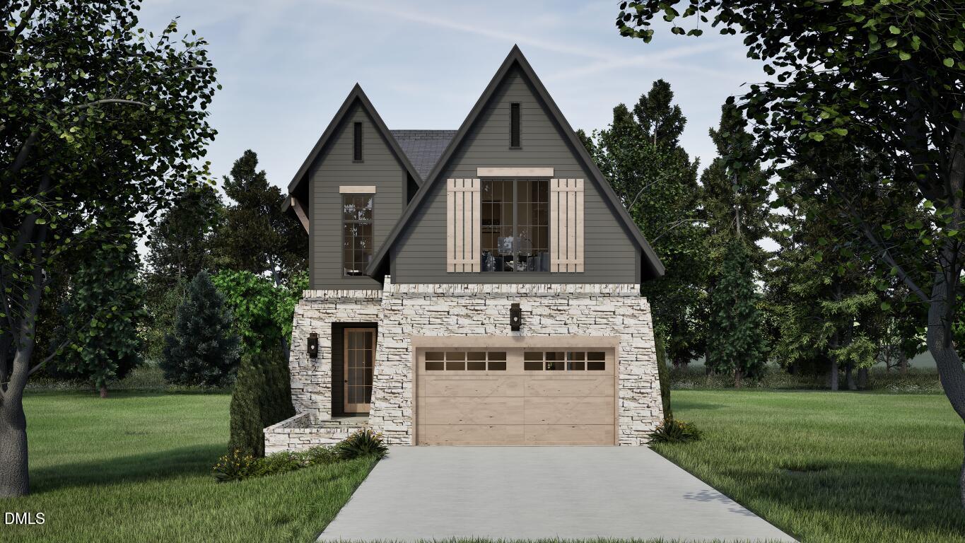 3032 Lewis Farm Road Raleigh, NC 27607 - Photo 2 of 34 a front view of a house with a garden