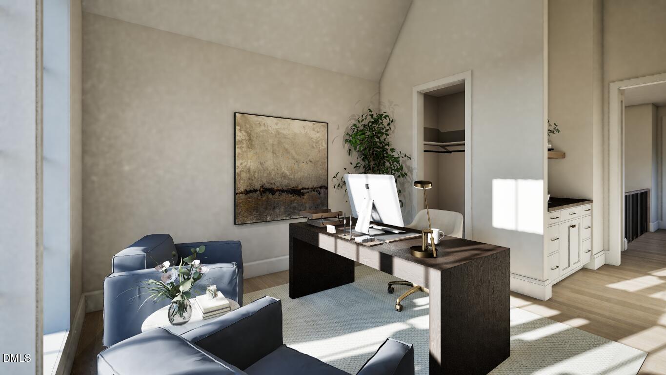 3032 Lewis Farm Road Raleigh, NC 27607 - Photo 22 of 34 a living room with furniture and a flat screen tv