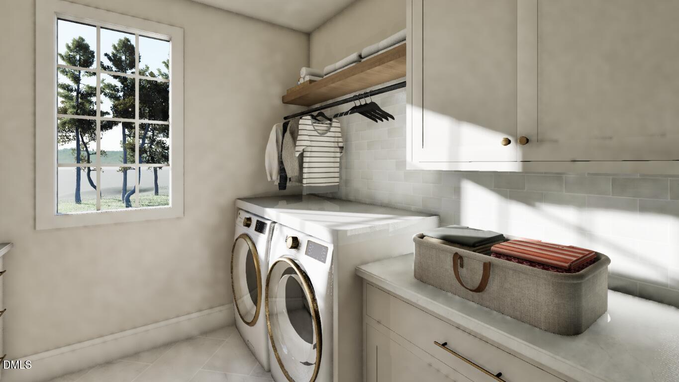 3032 Lewis Farm Road Raleigh, NC 27607 - Photo 23 of 34 a utility room with dryer and washer