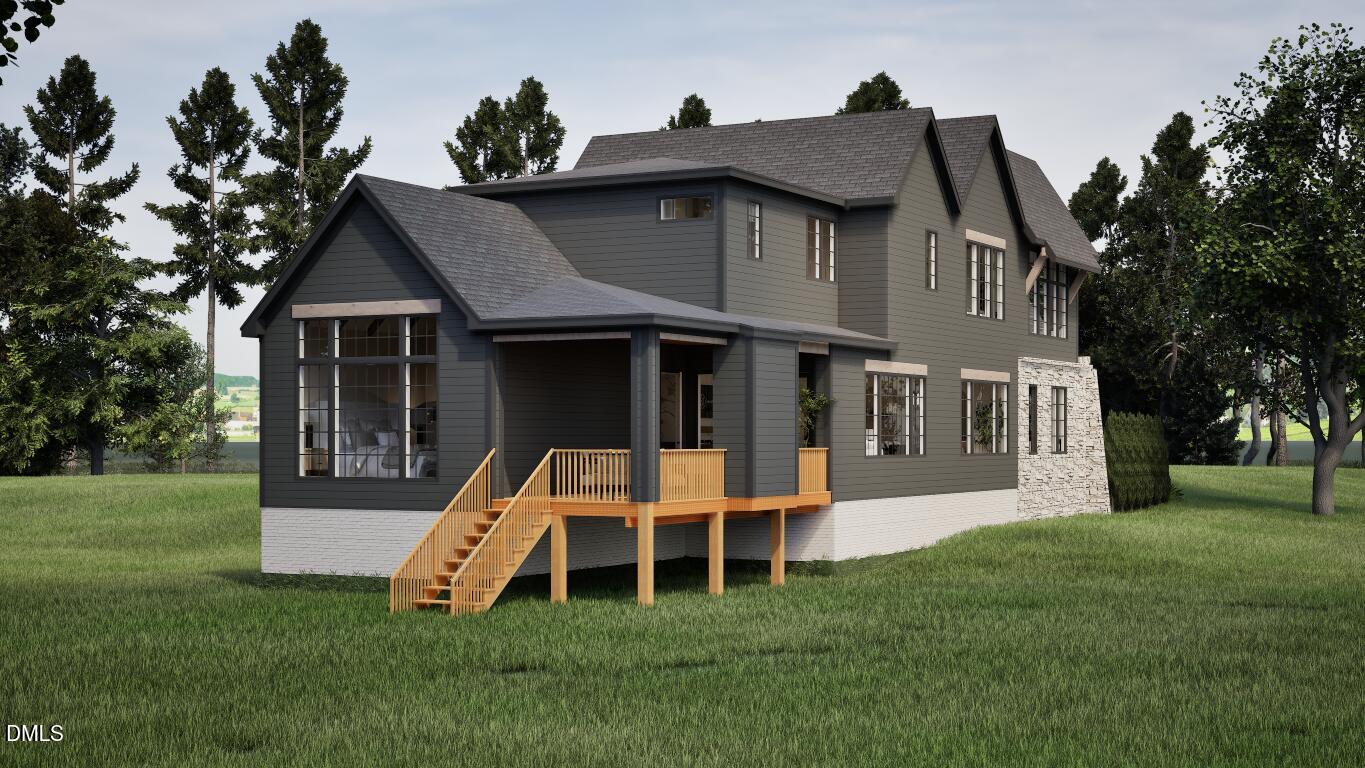 3032 Lewis Farm Road Raleigh, NC 27607 - Photo 31 of 34 a front view of a house with a yard
