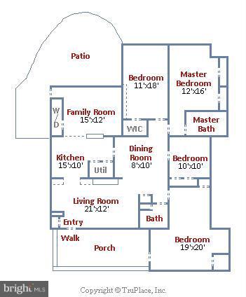 7913 Fairfax Road Alexandria, VA 22308 - Photo 29 of 29 Floor Plan and Room Dimensions