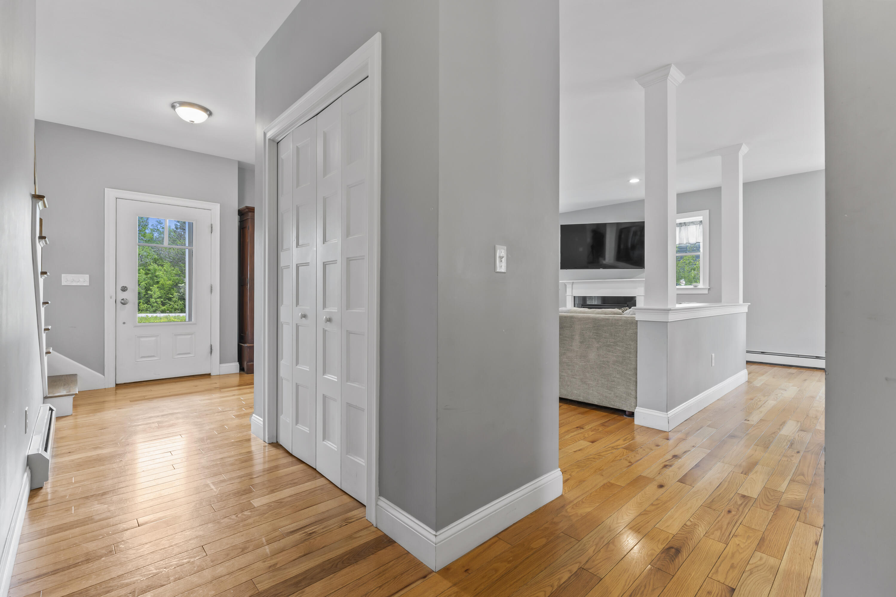 54 Tree Farm Road Brunswick, ME 04011 - Photo 22 of 74 Hall Between Front Door & Half Bath