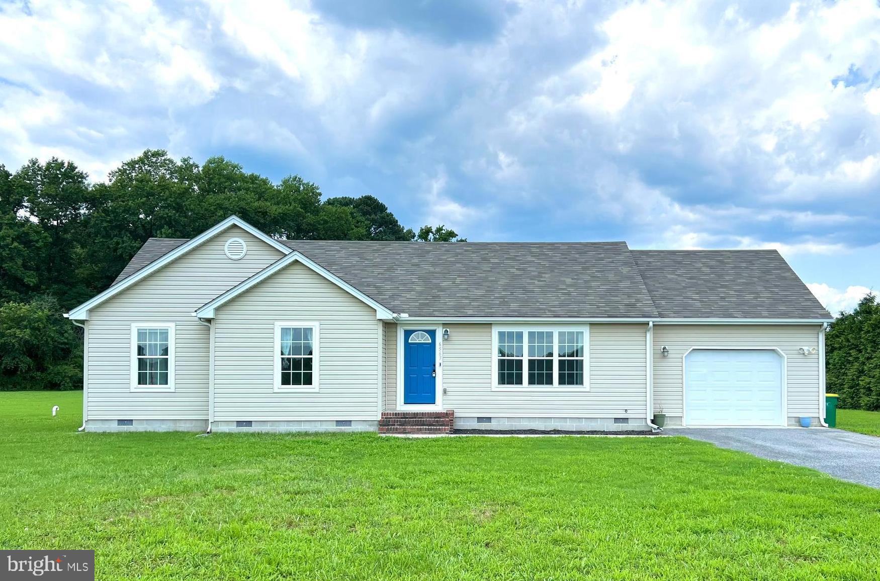 3/4 acres with farmland in front & back