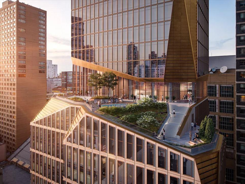 50 West 66th Street, Unit 9C Manhattan, NY 10023 - Photo 23 of 33 a view of a brick building from a balcony