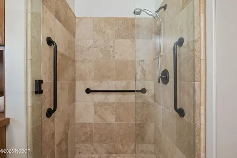 a view of a bedroom with a window