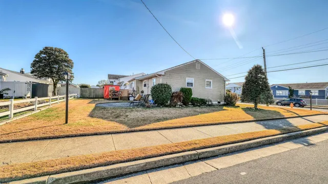 a view of a house with a patio