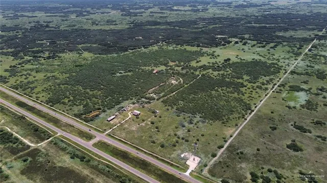 a view of a green field